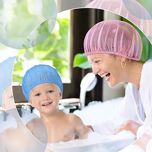 Miniatura 6 de Gorro de dormir de malla para dormir de 4 piezas para mujeres