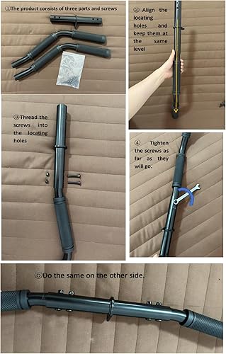 Miniatura 8 de Accesorios de cable para gimnasio, accesorios de máquina de cable para gimnasio en casa, accesorio desplegable de tríceps, accesorio desplegable LAT