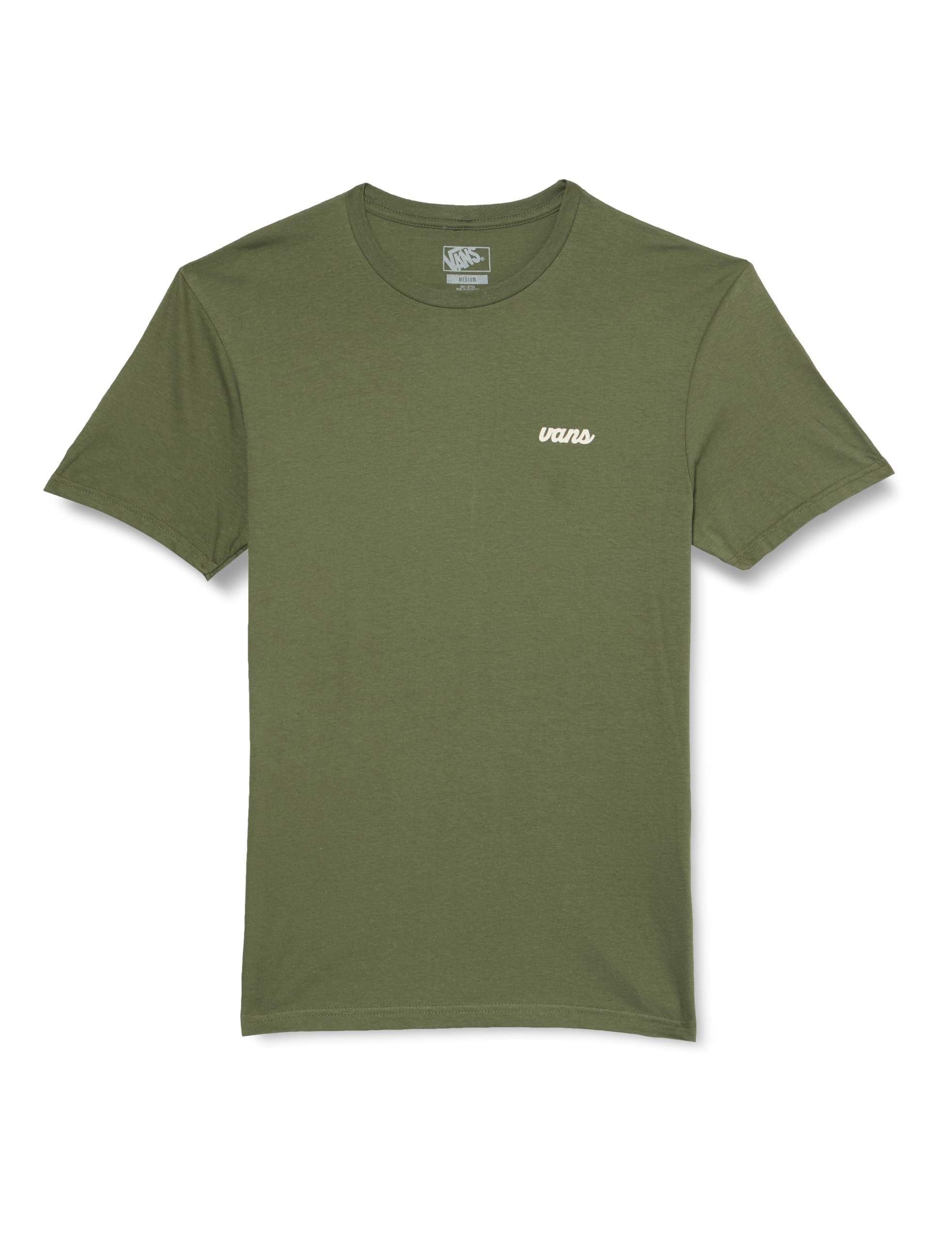 Vans Men's Scripted SS Tee, Military, XXL