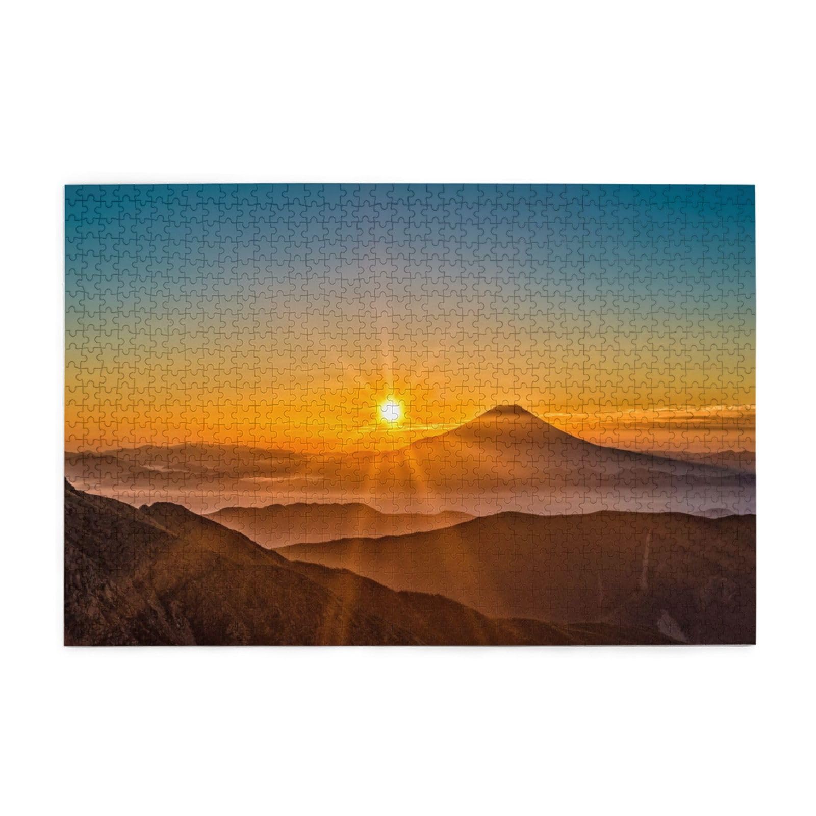 Mt Fuji Wooden 1000 Piece Jigsaw Puzzle Landscape 29.5x19.7in Japan