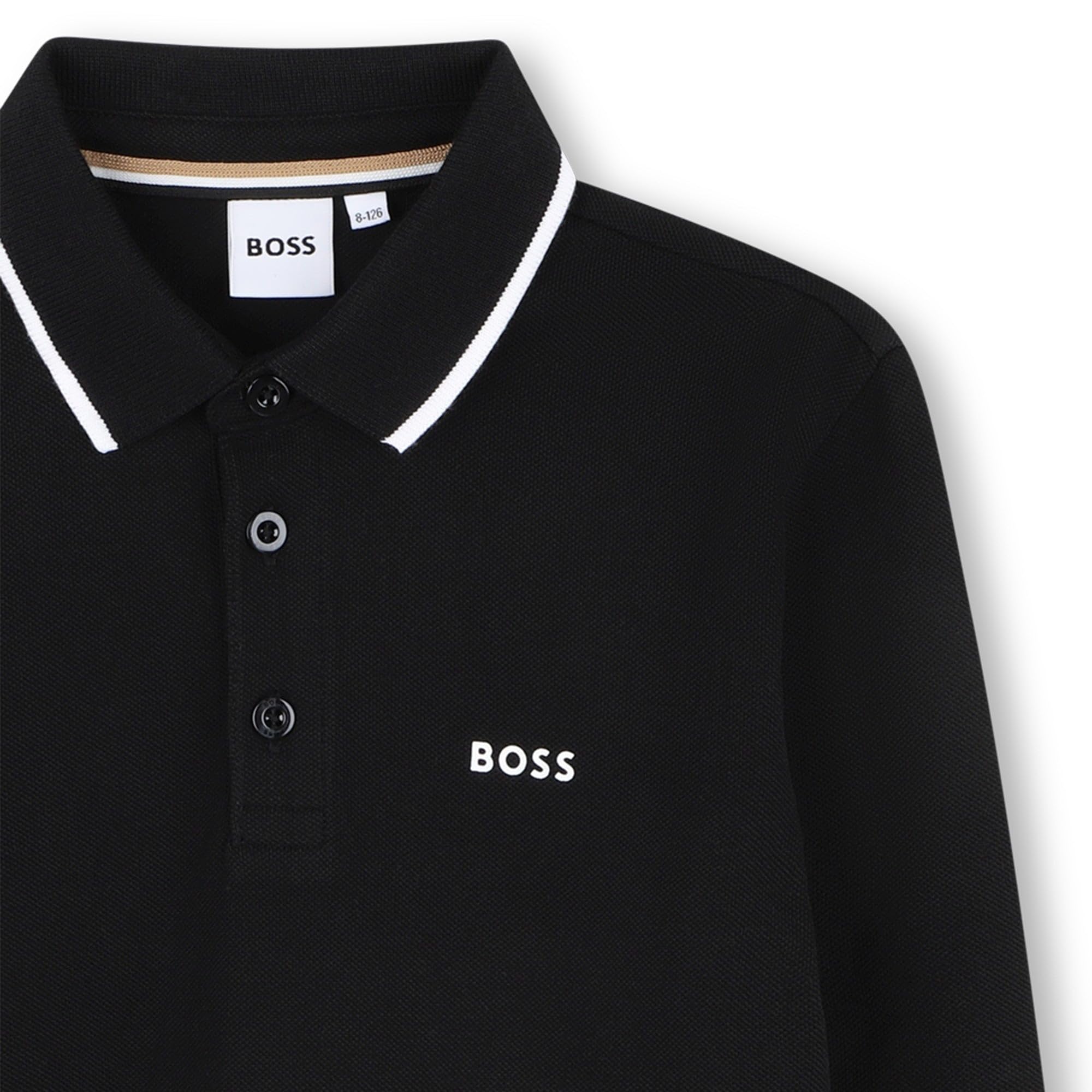 Boss J52330 Polo, Nero, 4 Anni Bambini e Ragazzi
