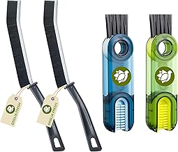 DroliaFresh 3 in 1 Multifunctional Cleaning Brush and Gap Cleaning Brush Combo Pack, Used in Home and Kitchen for Cup, Cap, Lid, Corner, Bathroom Pack of 2 + 2 Pcs