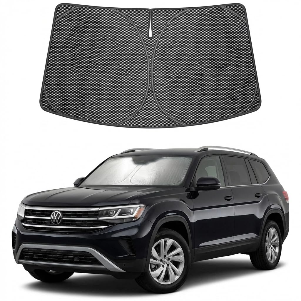 Proadsy Custom Fit Car Windshield Sun Shade for 2018-2026 Volkswagen Atlas