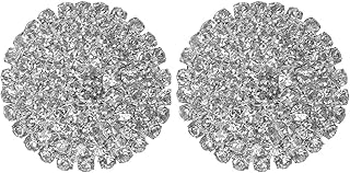 Women Round Diamond Earrings - Silver