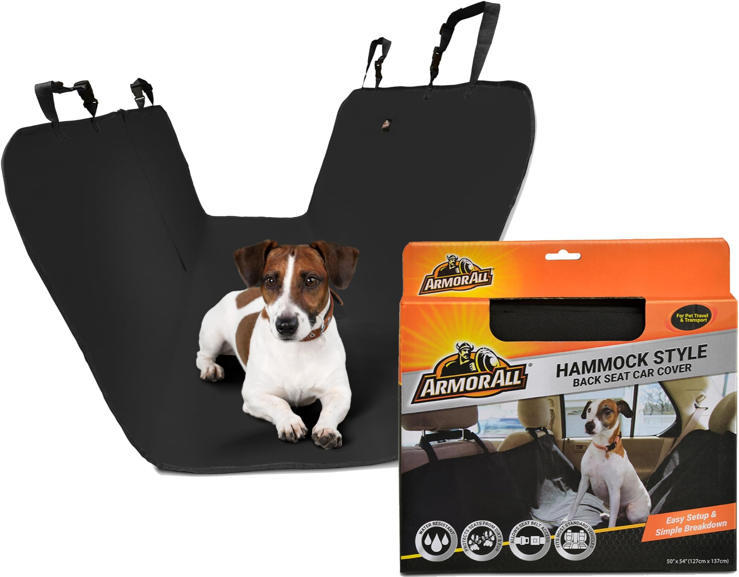 Armor All Dog Car Seat Cover Dog Hammock Back Seat Cover