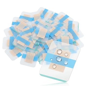 Healifty 50pcs Waterproof Navel Stickers Baby Swimming Bath Shower Navel Patches Belly Button Sticker Baby Supplies for Infant