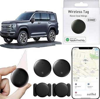 2 Pack-GPS Tracker for Vehicles,Tracking Devices for Cars Hidden w/Magnetic