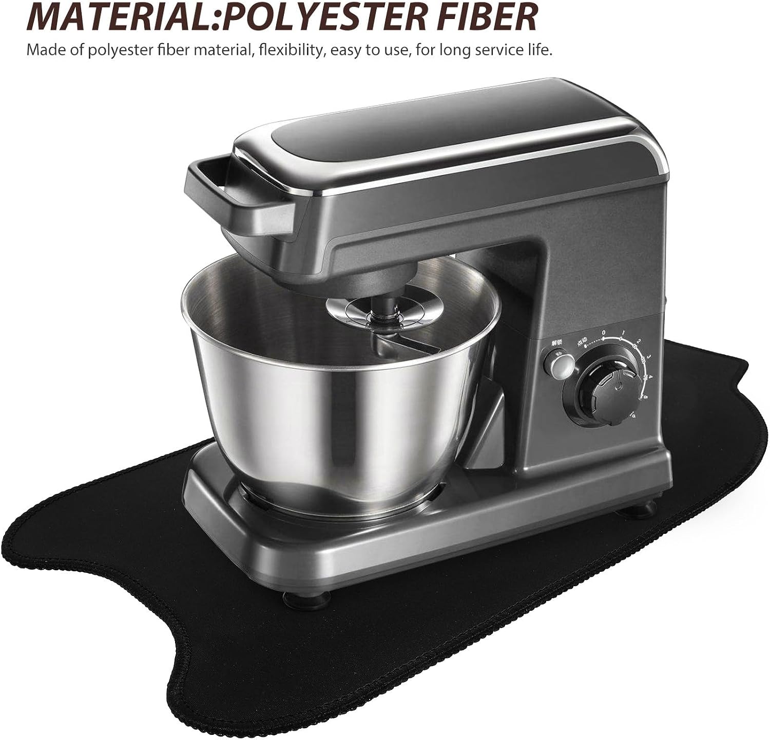 Sliding Mat for Stand Mixer, Polyester Fiber Appliance Pad