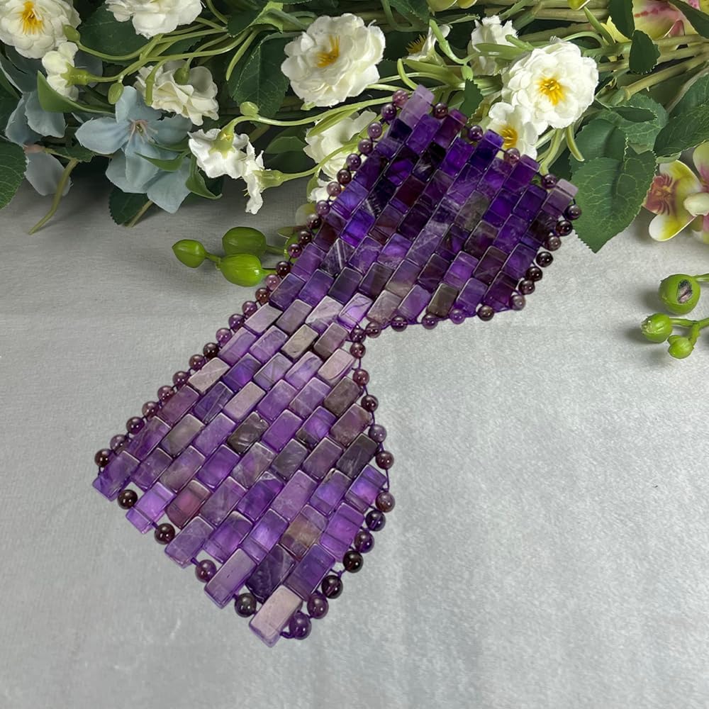 Amethyst Crystal Stone Eye Mask for Relaxation and Glow Booster