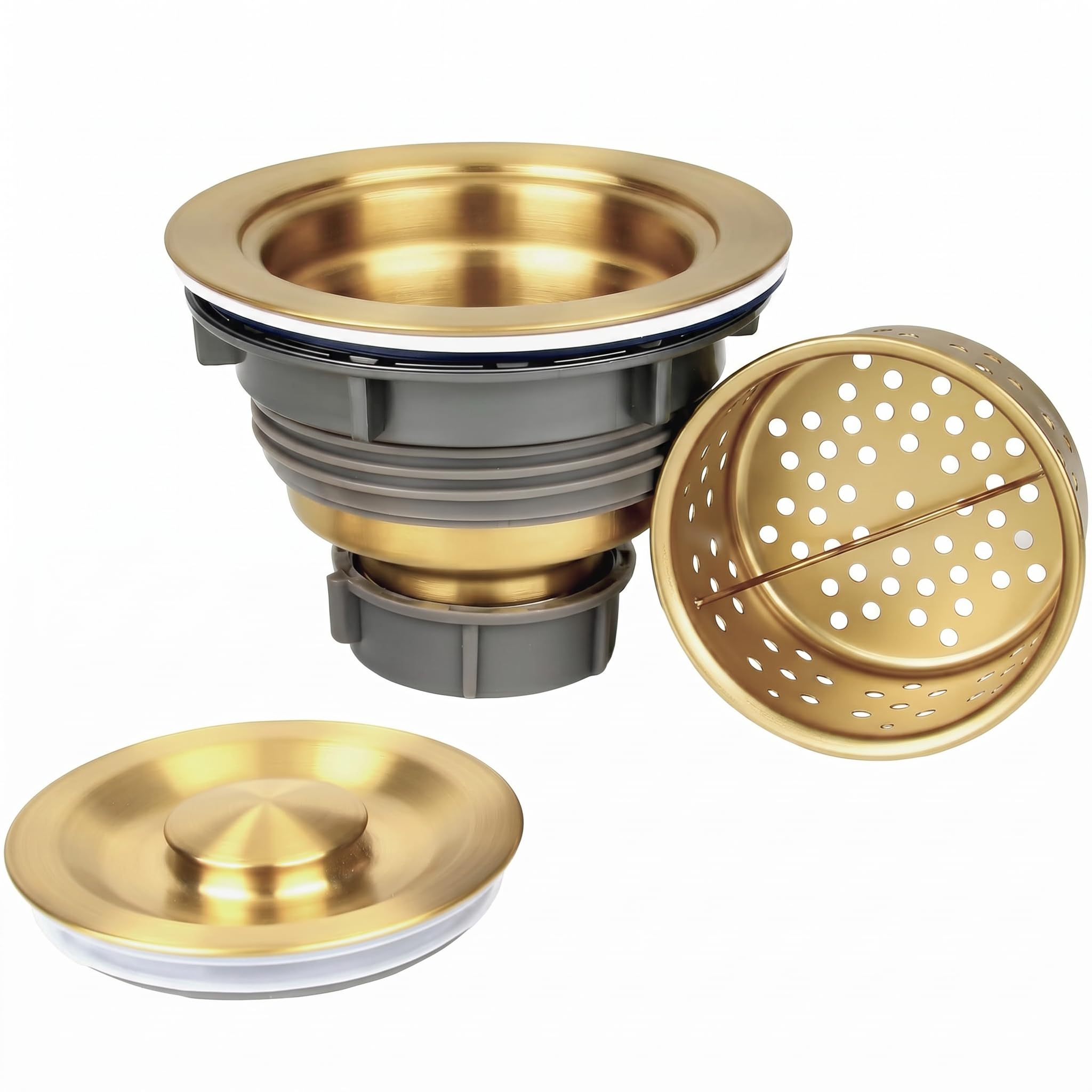 Amazon.com: LQS Kitchen Sink Drain Strainer Assembly, Sink Drain