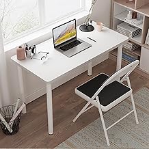 Desk, Computer Desk, Study Desk, Width 31.5 x Depth 19.7 inches (80 x 50 cm), Top Plate Thickness: 1.0 inches (2.5 cm), PC Desk, Gaming Desk, Home Work, Remote Work, Stylish, Simple, Vanity