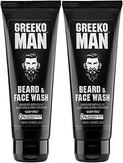 Vasu Greeko Man Beard & Face Wash - Enriqueci...