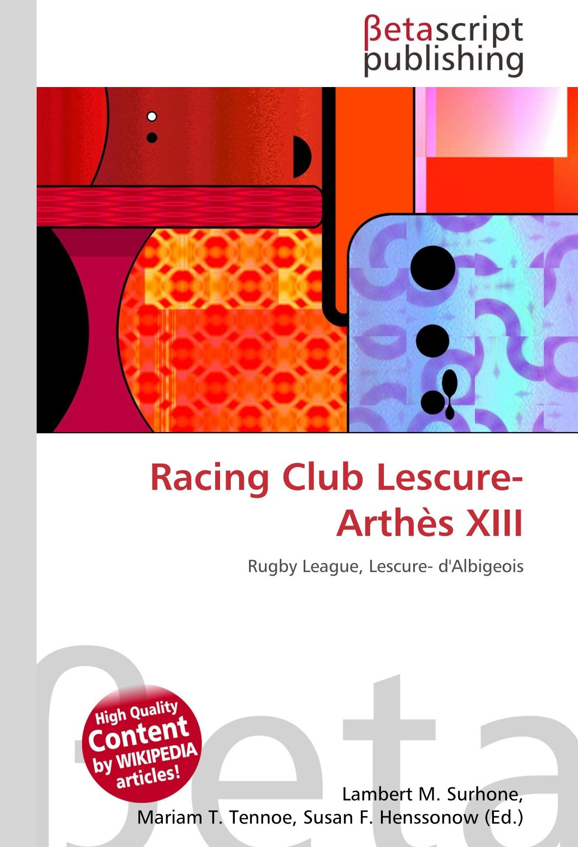 Racing Club Lescure-Arthès XIII: Rugby League, Lescure- d'Albigeois