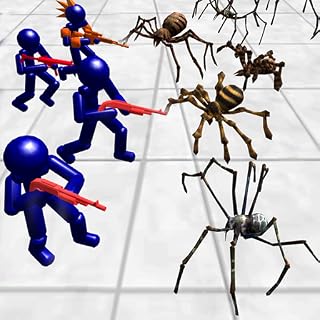 Simulador de Batalha: Aranhas e Stickman