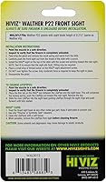 Vista 4 de HIVIZ Walther P22 Frnt Sight Intrchg, Verde, Blanco, Rojo