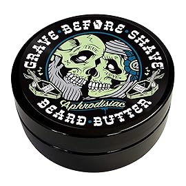 Grave Before Shave Leather/Cedar-wood scent Beard Conditioning Butter 4 oz.