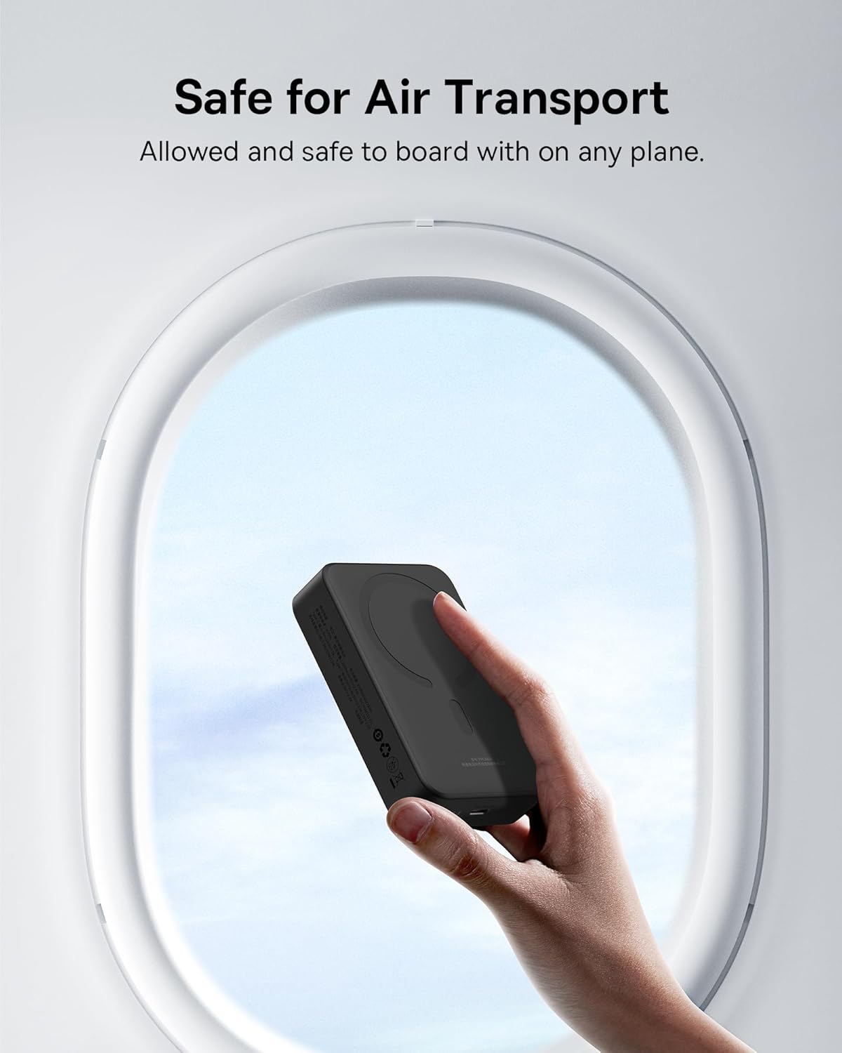 Baseus Magsafe Battery Pack 20000mAh Wireless Portable Charger,PD 20W USB C Fast Charging Battery Pack, Compatible with iPhone 17/16/15/14/13/12 Series, Black