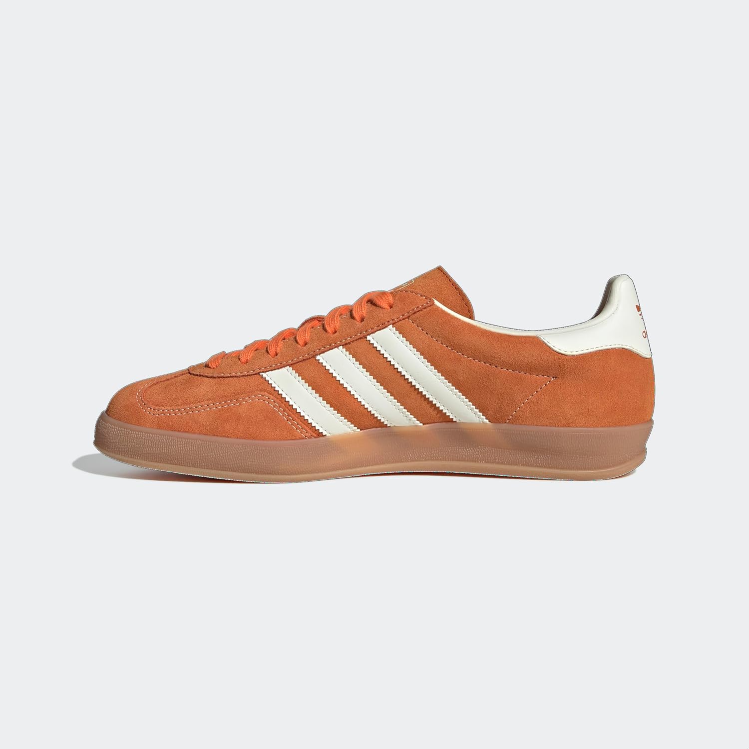 adidas Men's Gazelle Indoor OrangeOff White/Gold met. 11.5 US