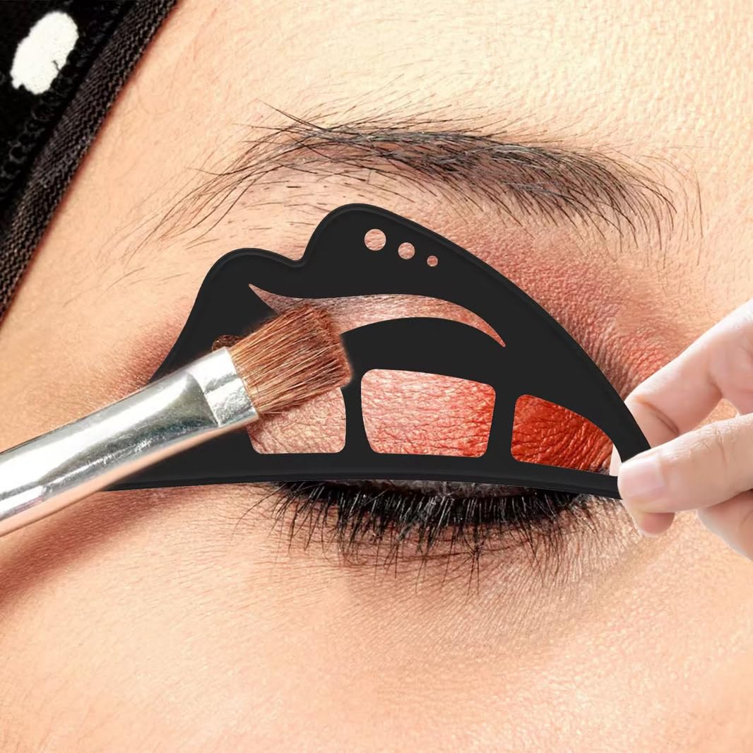 FP & AP Eye shadow stencil, guide wand eyeliner tool, eyeshadow shaping template tool, Eyeshadow eyetour tool for crease wing eyelash eyebrow, Multihole quick and easy eyeshadow applicator makeup aid