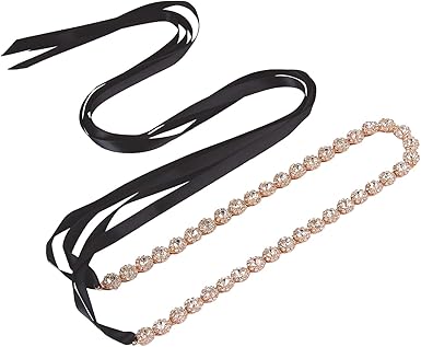 thin rhinestone belt