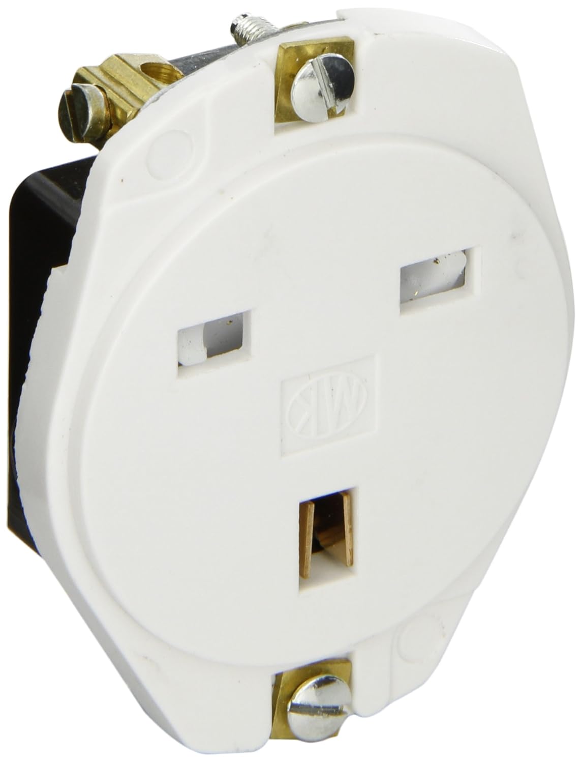 Interpower 88010621 UK/Ireland Socket, White, 13A Rating, 250VAC