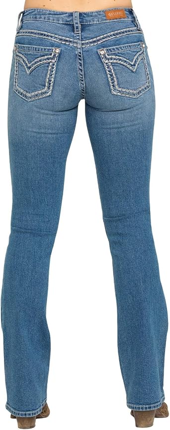Amazon.com: Shyanne Swho19j21 - Pantalones vaqueros para mujer, 28\