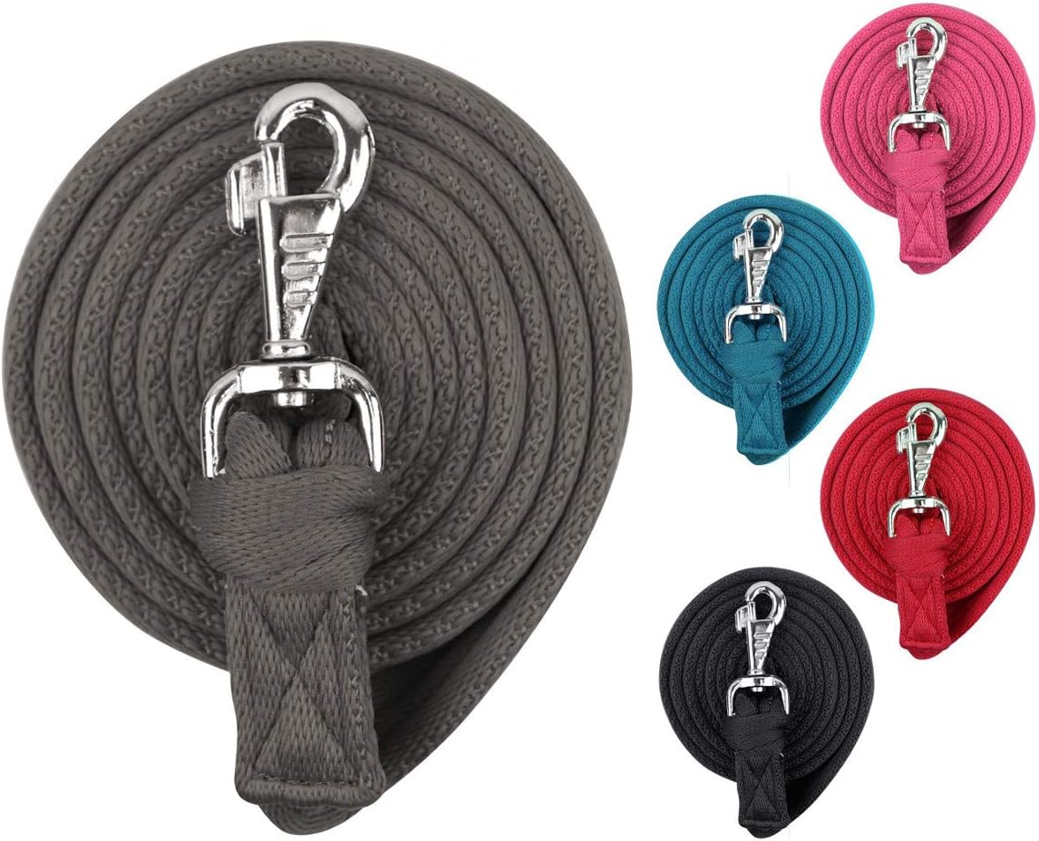 Tahoe Tack Premium Softgrip Cotton Lead Rope, Available in 7' and 10' Lengths