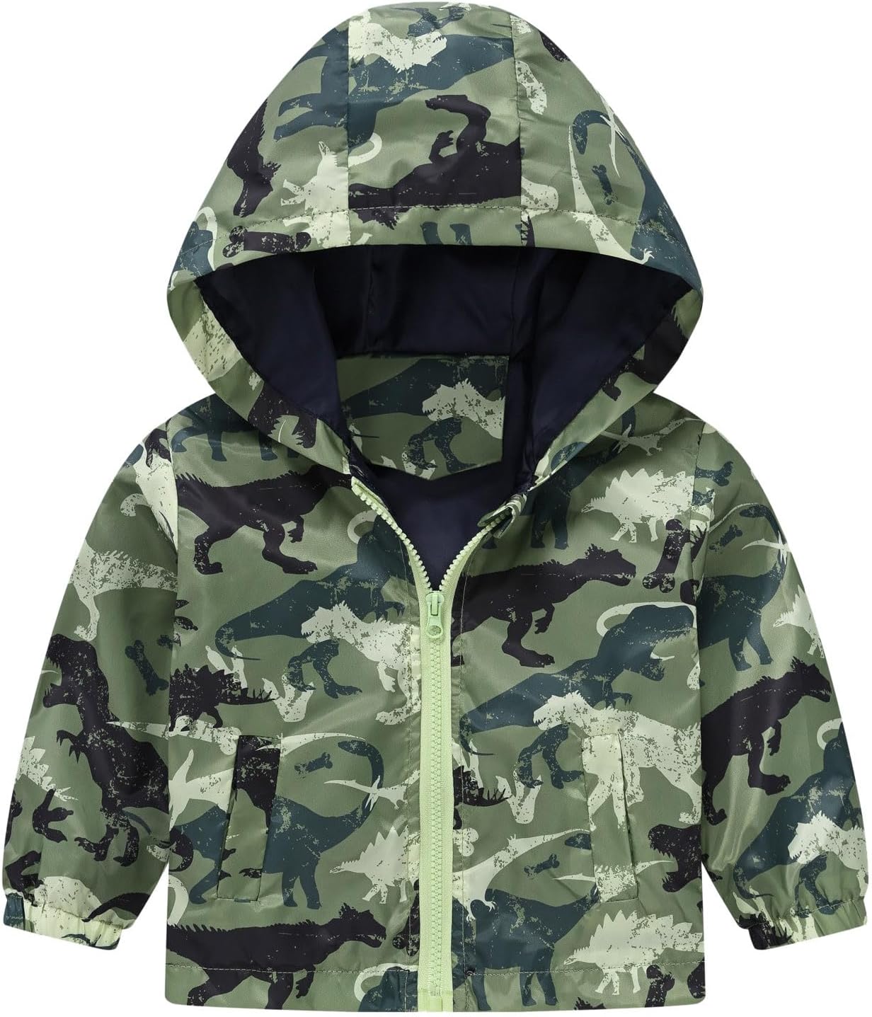 Bébé Garçons Filles Dessin Animé Polaire Veste à Capuche Manteau Avec