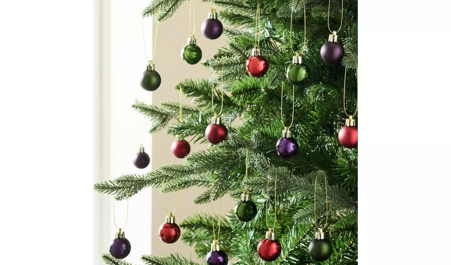 Aidni Multicolor Pack Of 49 Shatterproof Luxe Christmas Bauble