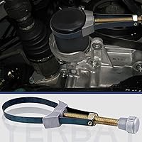 Vista 5 de Yerbay Llave de Filtro de Aceite Ajustable, Herramienta de Eliminación 60-120mm Diámetro, Llave de Tuerca Ajustable, Correa de Llave, Herramienta