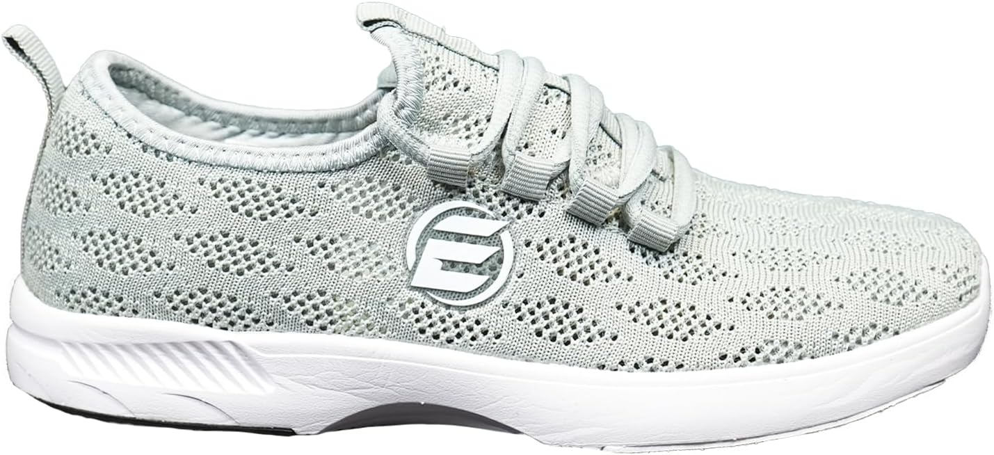 Women's Kona Slip-On Bowling Shoes - Lightweight Athletic, Breathable Knit, Universal Soles