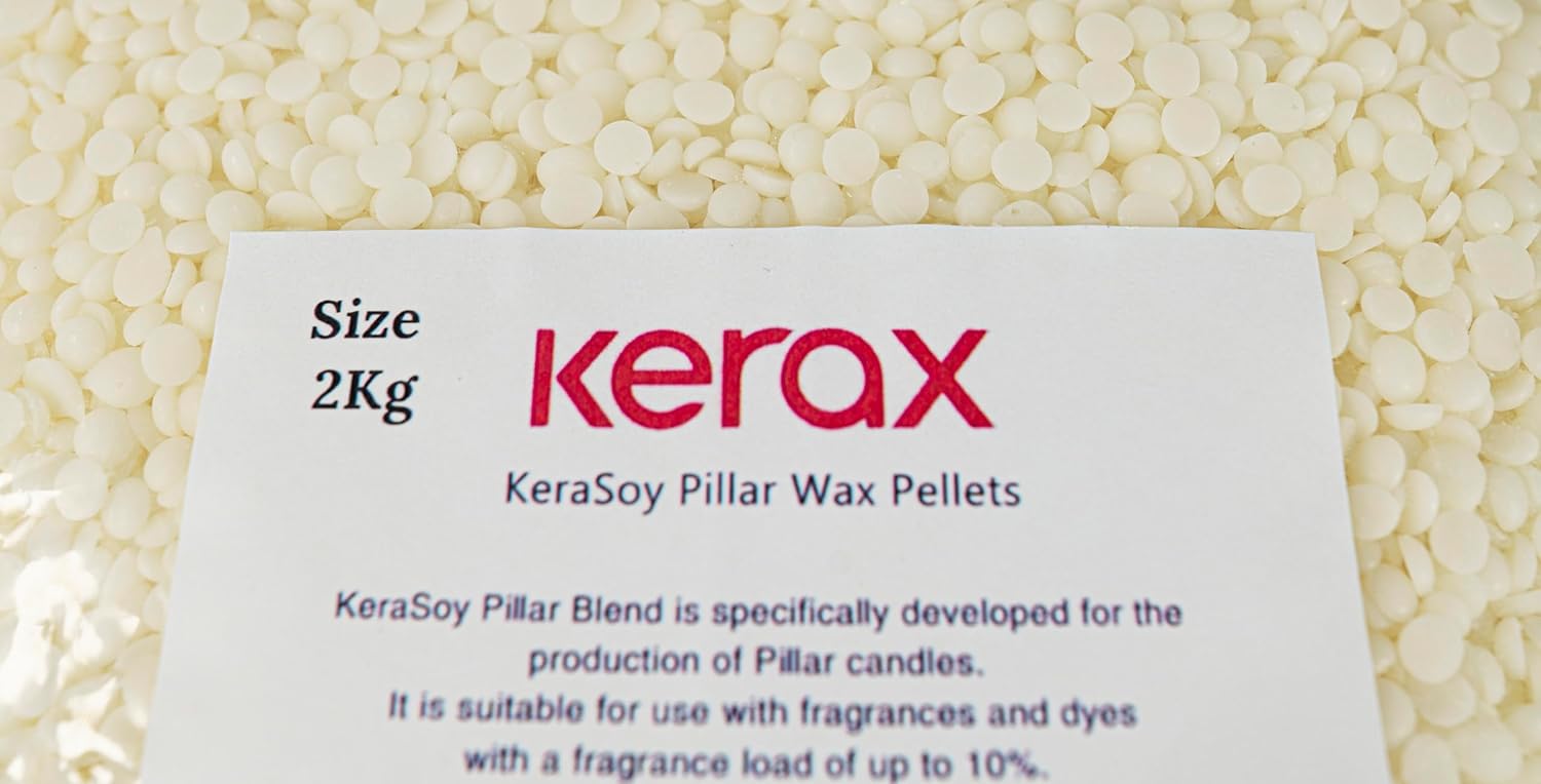Mouldmaster KeraSoy Pillar Wax Pellets, 2kg