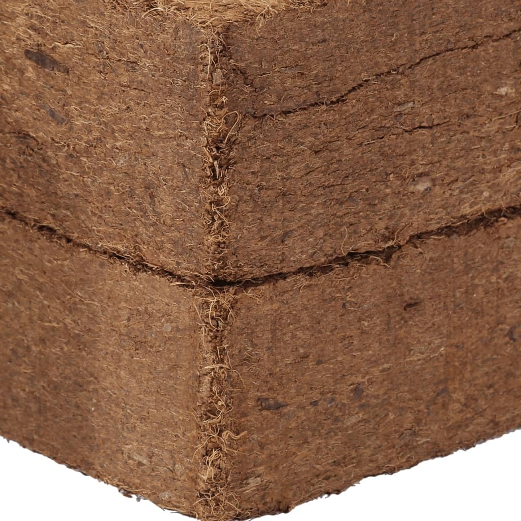 Kokosziegel 24 Stück Kokossubstrat für Pflanzen 15,6 kg Kokoserde für Garten Hydroponik Aussaat Stecklinge