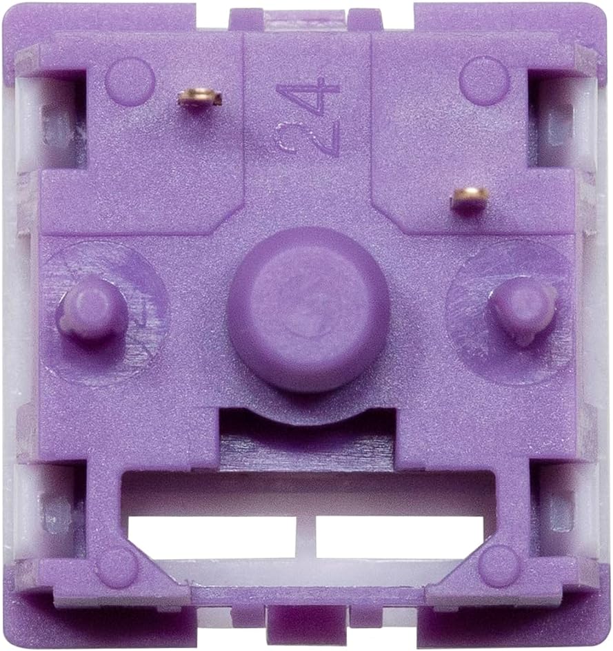 KPREPUBLIC KTT Hyacinth Switch Linear 45g MX Switch for Mechanical Keyboard Factory Lubed PC Nylon POM Long Spring (110 Switches)
