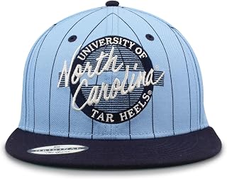 The Game NCAA Licensed, North Carolina Tar Heels Flat Brim Snapback Hat