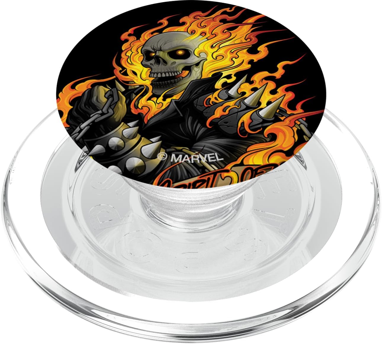 Marvel Ghost Rider Spirit of Vengeance Flaming Skull PopSockets PopGrip for MagSafe