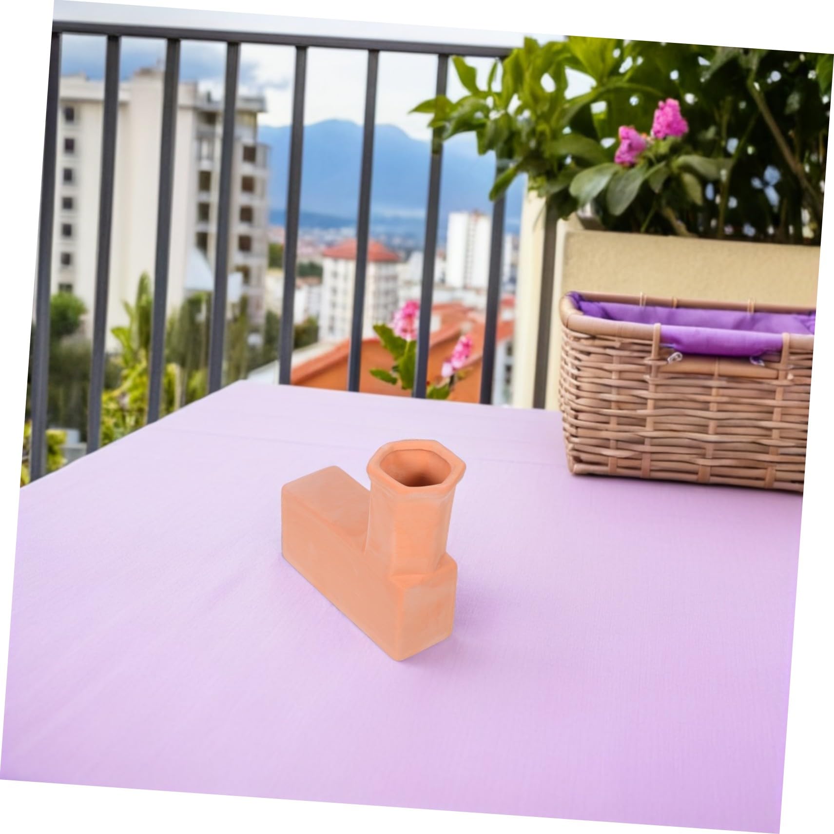 Picchetti Autoirriganti per Piante, 1 Coppia, Terracotta Marrone | Controllo Preciso Dell’acqua, per Spazi Verdi Interni ed Esterni, Aiuta a Mantenere L’umidità del Suolo