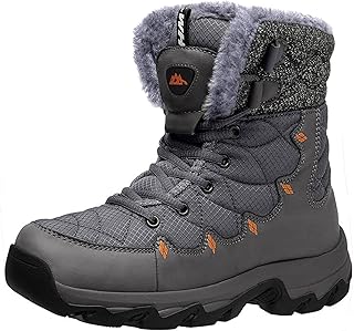 TRAILBLITZ Men's Winter Boots, Snow Boots, Winter Shoes, Lightweight, Water-Repellent, Non-Slip, Outdoor, Warm, Robust, Co...
