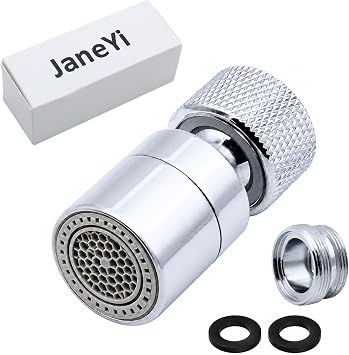 Kitchen Tap Aerator 360  Swivel Adjustable 2 Modes Water Saving Brass Tap