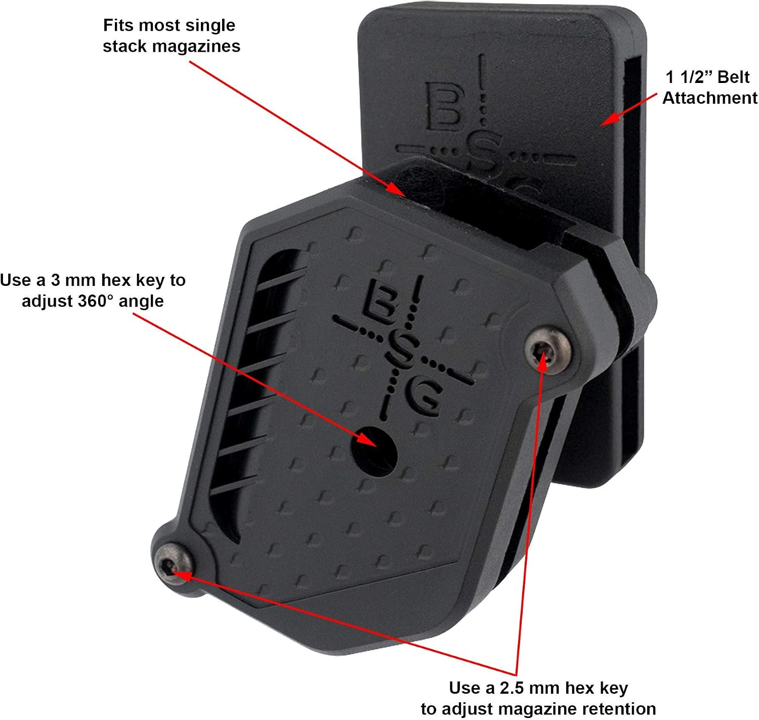 Scorpion Gear Competition Magazine Pouch, IPSC, USPSA, 3 Gun Approved