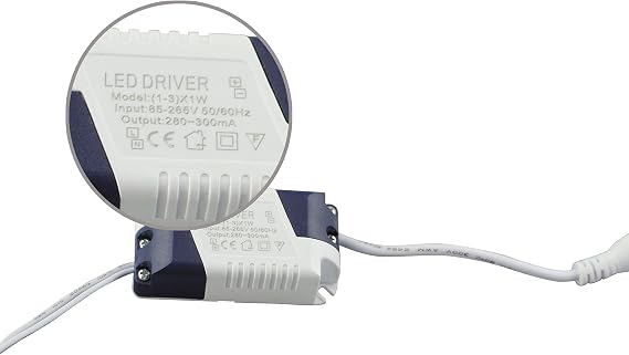 Led Driver 3W Constant Current 300mA Transformer High Power Ac 85-165v Power Supply Converter Output DC1-10v External Led Ceiling Lamp Rectifier (3w)