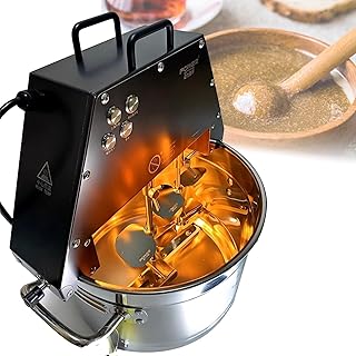 Electric Food Mixer Jam Blender,Hot Pot Seasoning Bottom Soup Sauce Stirrer With Double Stirring Paddle&auxiliary Fan10L(220V)