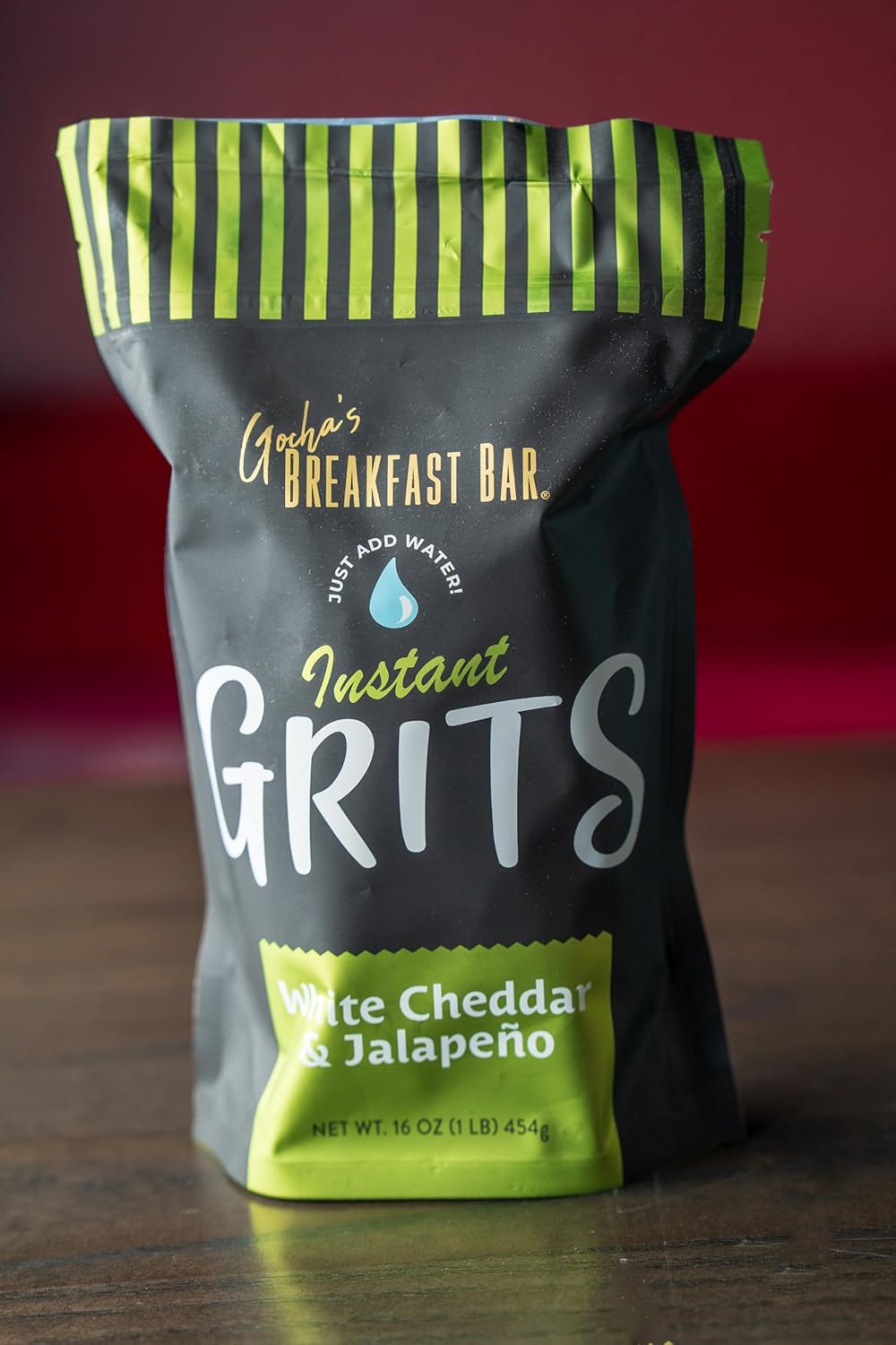 Gocha's White Cheddar & Jalapeño Instant Grits - 454g - Paquete Familiar 16 Porciones miniatura 1