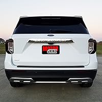 Vista 5 de SlickMod Tinte de humo de vinilo precortado para luz trasera Ford Explorer 2020-2023 (2. recorte de luz trasera, 20% humo oscuro)