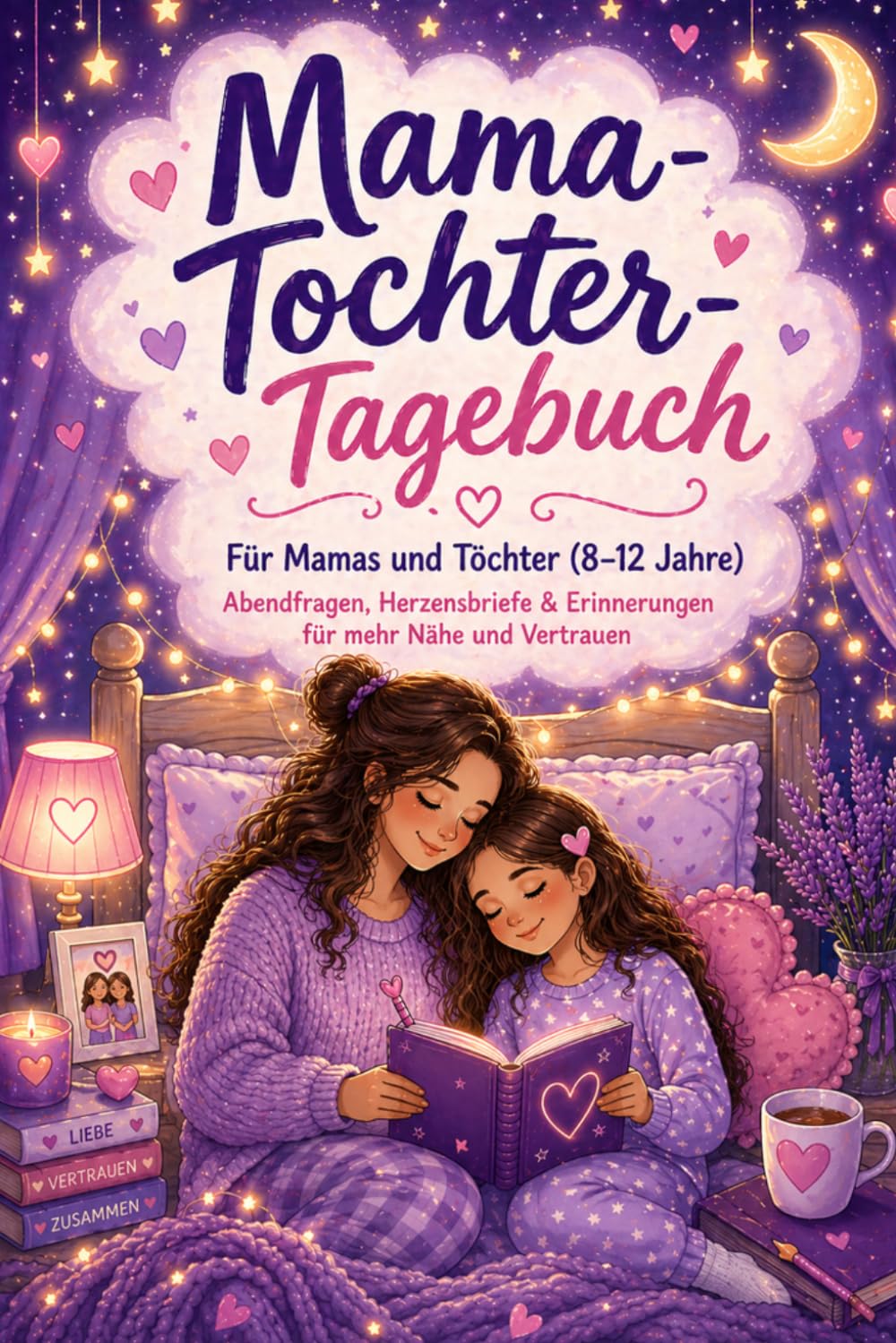Mama-Tochter-Tagebuch für Mädchen 8–12 Jahre: Das liebevolle 5-Minuten-Abendritual mit über 100 besonderen Fragen, Briefen und kreativen Seiten für mehr Nähe, Vertrauen & gemeinsame Erinnerungen