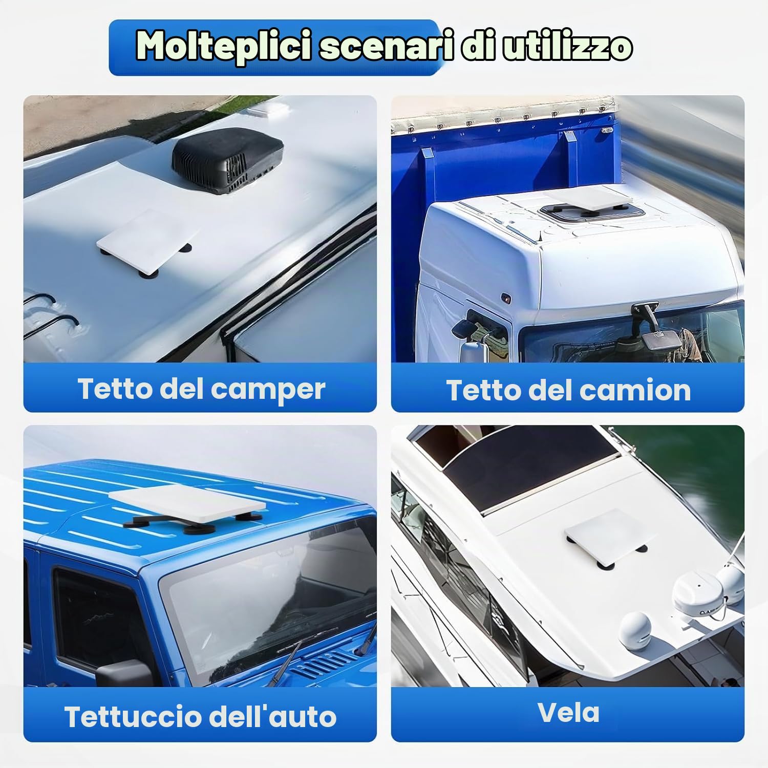 Starlink - Mini staffa magnetica Starlink per tetto auto, mini Starlink, montaggio a ventosa magnetico per camper, furgoni, barche, yacht