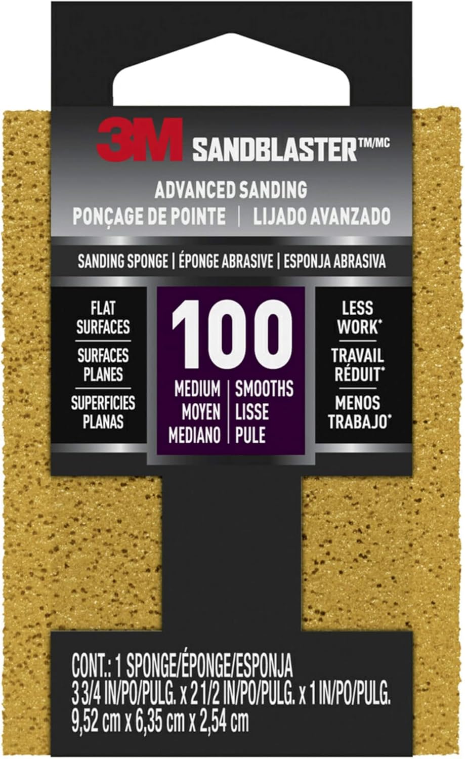 3M SandBlaster Paint Stripping Sanding Sponges, 36/Coarse Grit,