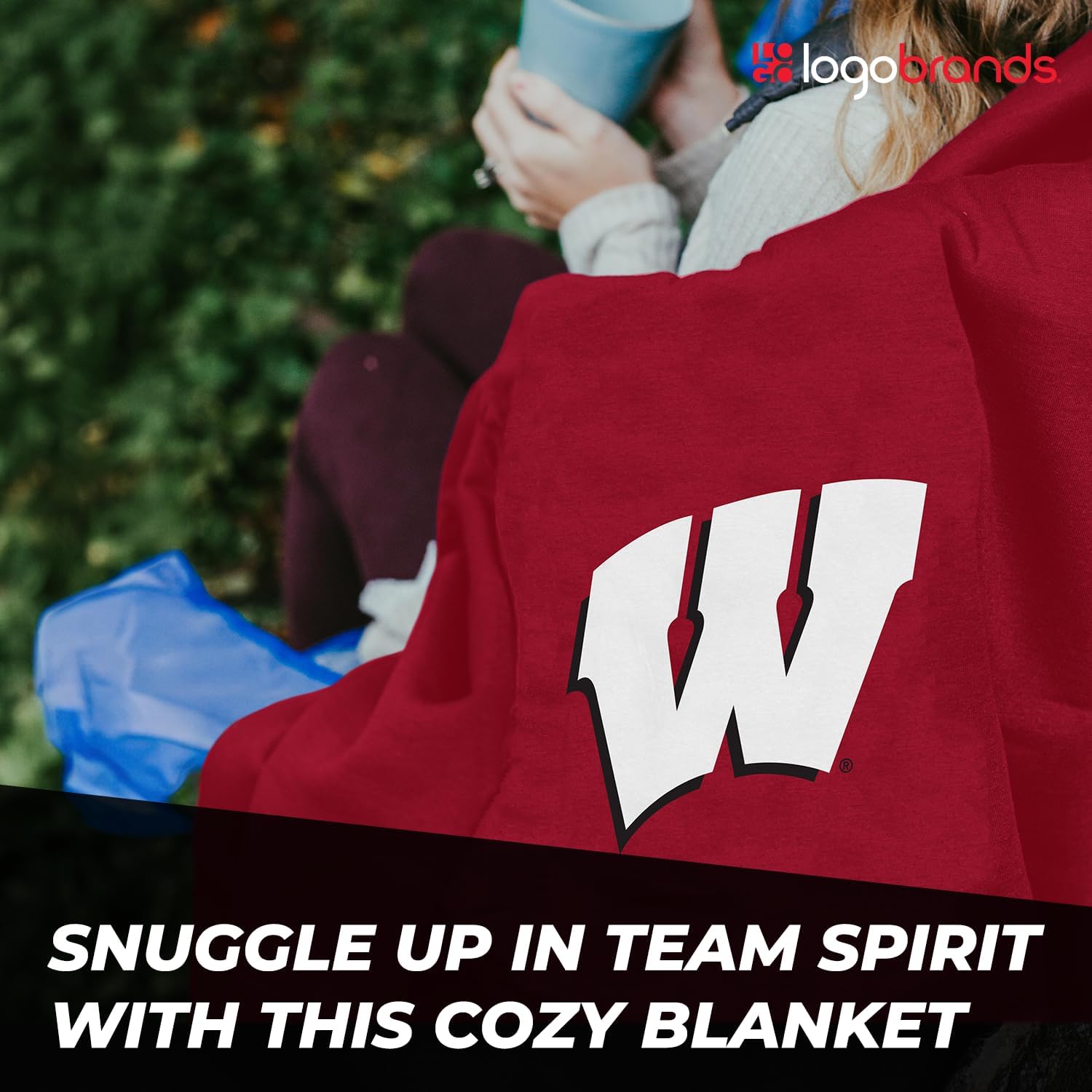 Logo Brands NCAA Racks/Futons Sweatshirt Blanket
