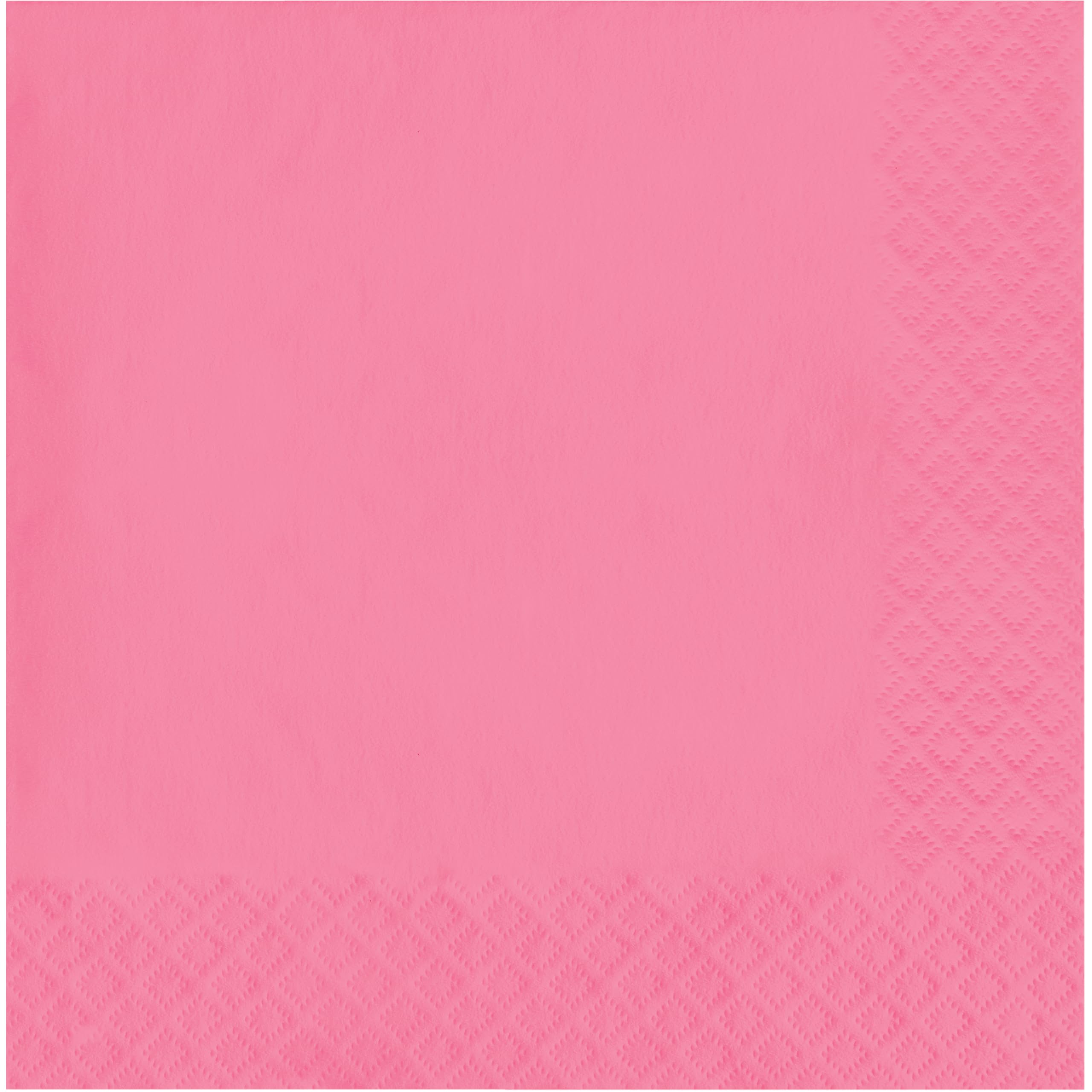 Serviettes en papier rose bonbon jetables vaisselle anniversaire fille 20 pièces