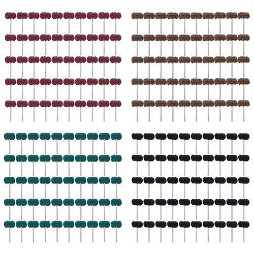 Miniatura 6 de Rocaris - Juego de 40 ruedas abrasivas de 1 pulgada para herramientas rotativas Dremel de 0.984 pulgadas